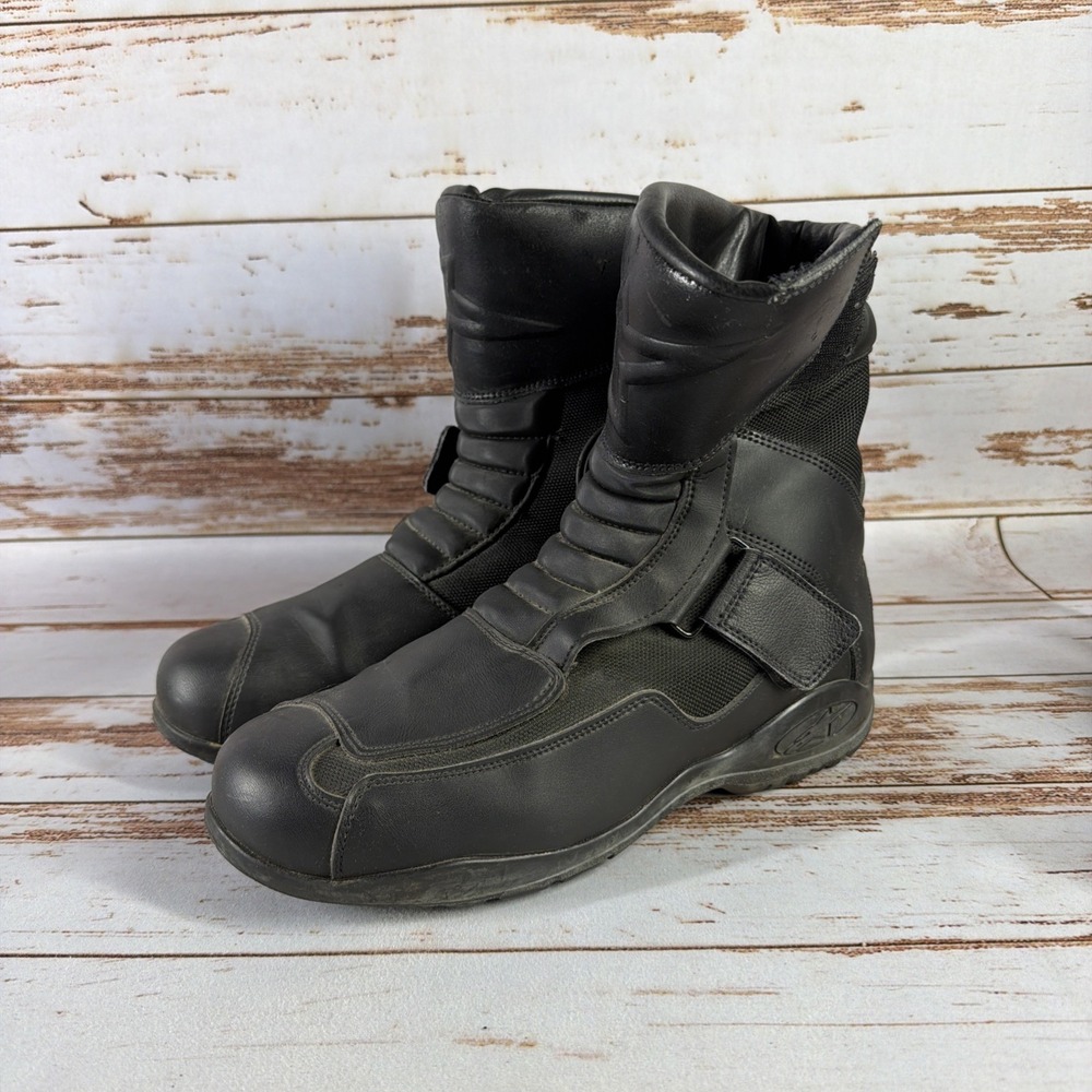 Used Alpinestars Ridge V2 WP Waterproof Touring Motorcycle Boots Black Euro 44